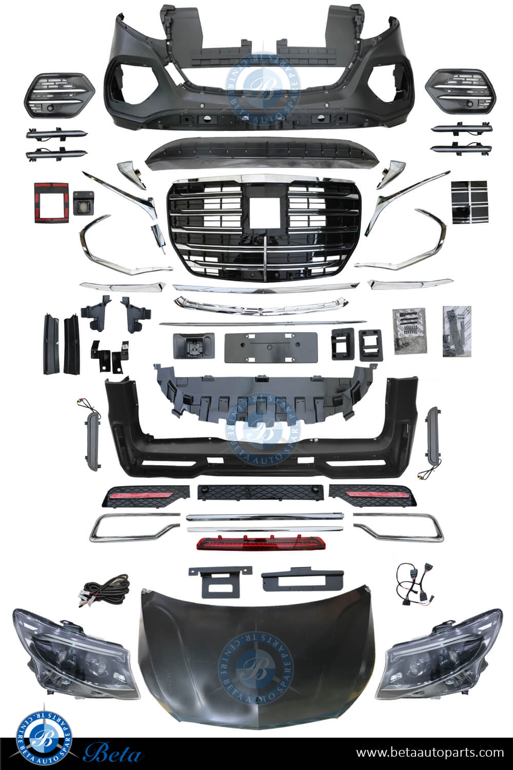 Mercedes Vito W447 (2015-2023), Body Kit Conversion Upgrade to 2024 Look, China Mercedes Vito W447 (2015-2023), Body Kit Conversion Upgrade to 2024 Look, China